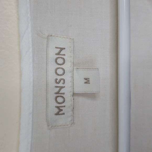 Monsoon White Embroidered Peasant Blouse - Picture 6 of 6